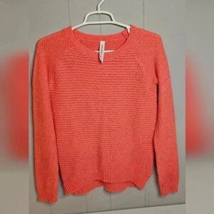 Aeropostale Coral Sweater, junior size medium.